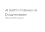 review and improve ai generated technical documentation